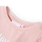 Kindershirt met ruches aan de mouwen 128 lichtroze