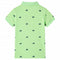 Kinderpoloshirt 92 neongroen