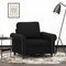 Fauteuil 60 cm fluweel zwart