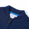 Kindervest met rits 128 marineblauw