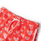 Kindershort met trekkoord 116 rood