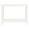 Werkbank 110x50x80 cm massief grenenhout wit