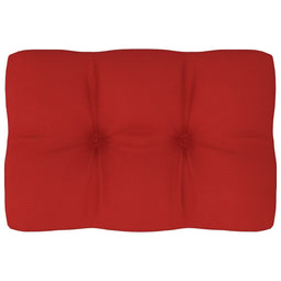 Bankkussen pallet 60x40x10 cm rood