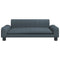 Kinderbank 90x53x30 cm stof donkergrijs