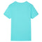 Kindershirt met korte mouwen 92 zeeblauw