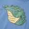 Kindershirt 140 middenblauw