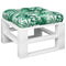 Palletkussen 50x50x12 cm stof bladpatroon