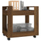 Bureaukastje 60x45x60 cm bewerkt hout bruineikenkleurig