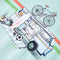 Kindershirt busjesprint 116 lichtmintkleurig