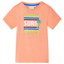 Kindershirt 92 neonoranje