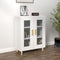 Dressoir 69,5x34x90 cm bewerkt hout wit