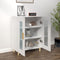 Dressoir 69,5x34x90 cm bewerkt hout wit