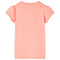 Kindershirt fiets 116 neonkoraalkleurig