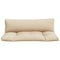 Palletkussens 2 st stof beige