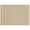 Balkonscherm 75x1000 cm 100% polyester oxford beige