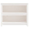 Boekenkast 80x35x68 cm massief grenenhout wit
