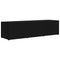 Tv-meubel 120x34x30 cm spaanplaat zwart