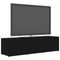 Tv-meubel 120x34x30 cm spaanplaat zwart