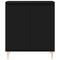 Dressoir 60x35x70 cm bewerkt hout zwart
