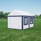 Partytent PVC Ultimate Edition 3×4 mtr Antraciet/wit