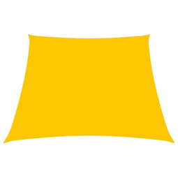 Zonnescherm trapezium 4/5x3 m oxford stof geel