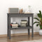 Wandtafel 80x40x75 cm massief grenenhout grijs