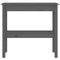 Wandtafel 80x40x75 cm massief grenenhout grijs