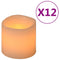 Kaarsen 12 st LED warmwit