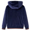 Kinderjas met capuchon regenboogontwerp 128 marineblauw