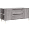 Salontafel 102x44,5x50 cm bewerkt hout grijs sonoma eikenkleur