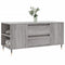 Salontafel 102x44,5x50 cm bewerkt hout grijs sonoma eikenkleur