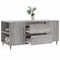 Salontafel 102x44,5x50 cm bewerkt hout grijs sonoma eikenkleur