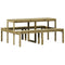 Picknicktafel 160x134x75 cm gempregneerd grenenhout