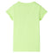 Kindershirt 140 neongeel