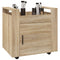 Bureaukastje 60x45x60 cm bewerkt hout sonama eikenkleurig