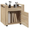 Bureaukastje 60x45x60 cm bewerkt hout sonama eikenkleurig