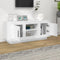 Tv-meubel 102x35x45 cm bewerkt hout wit