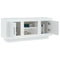 Tv-meubel 102x35x45 cm bewerkt hout wit
