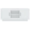 Tv-meubel 102x35x45 cm bewerkt hout wit