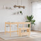 Halbankje 60x28x45 cm massief grenenhout