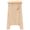 Halbankje 60x28x45 cm massief grenenhout
