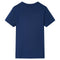 Kindershirt met korte mouwen 128 donkerblauw