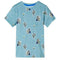 Kindershirt 104 gemleerd lichtgroen