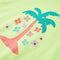 Kindershirt 104 fluorescerend geel