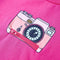 Kindershirt 92 donkerroze