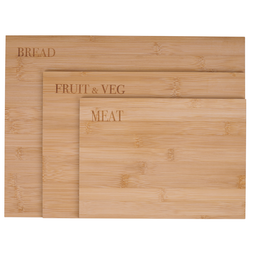 Snijplank 3 stuks met tekst