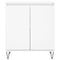 Dressoir 60x35x70 cm bewerkt hout wit