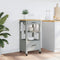 Keukentrolley MONZA 48x40x90 cm massief grenenhout