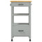 Keukentrolley MONZA 48x40x90 cm massief grenenhout