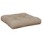 Palletkussens 2 st stof taupe